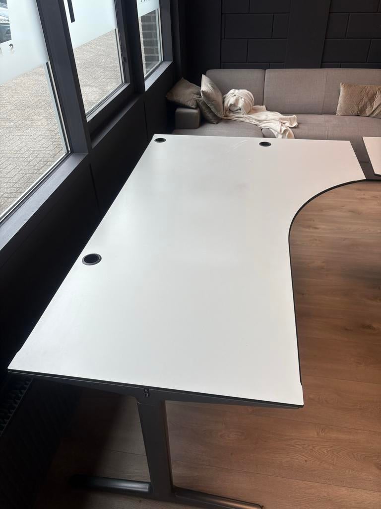 Wit hoekbureau 180 x 80, Gebruikt, Hoekbureau, Ophalen of Verzenden, Overige merken
