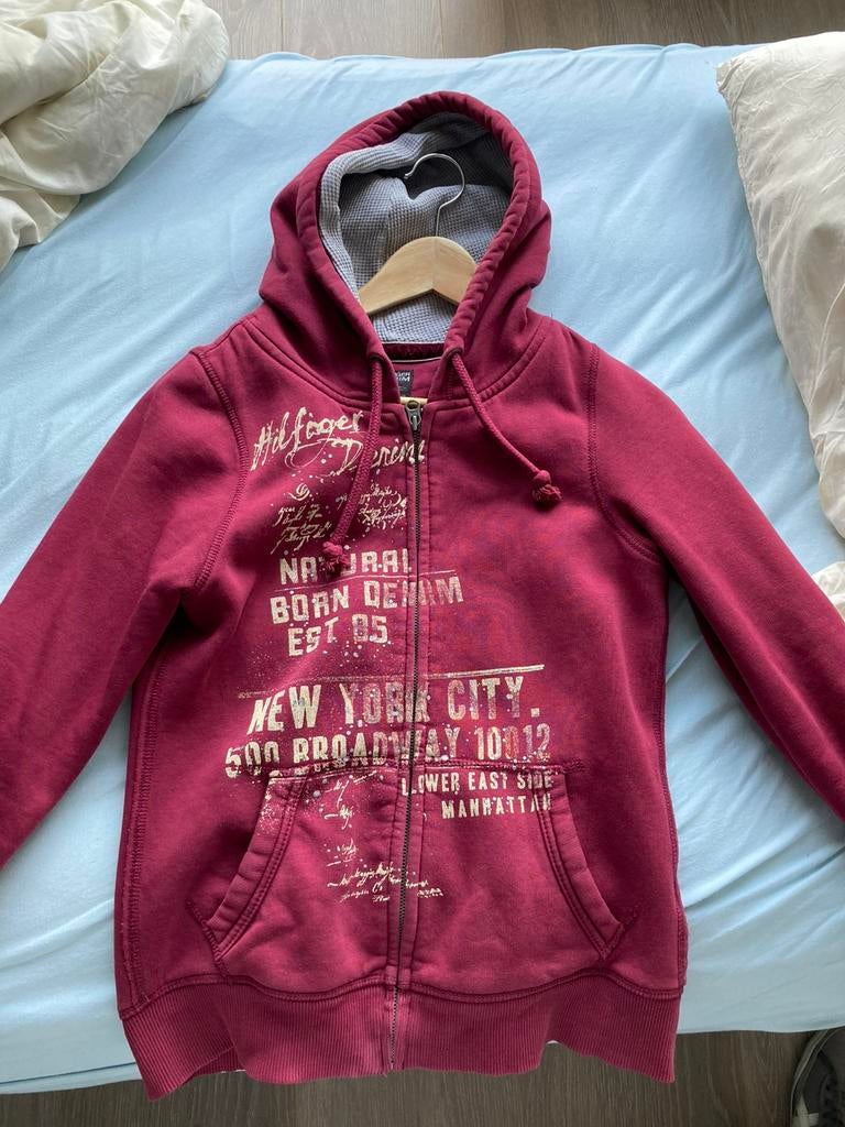 Vest tommy hilfiger, Paars, Ophalen of Verzenden, Maat 36 (S), Gedragen