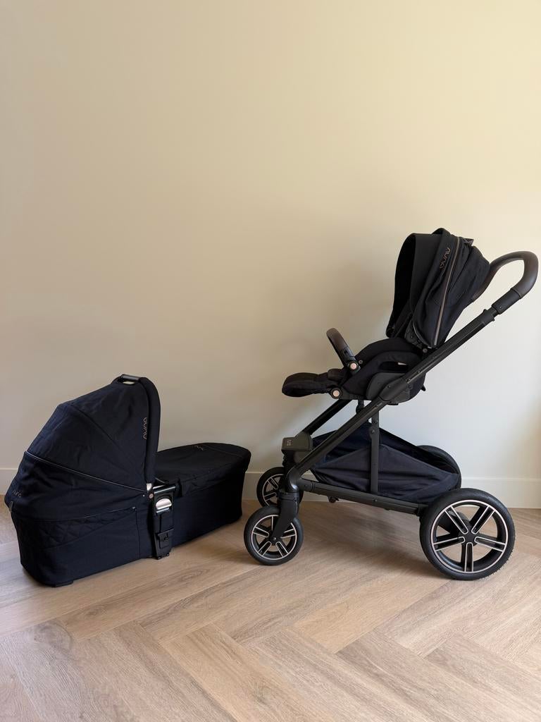 Nuna Mixx Next kinderwagen met reiswieg en zitje, Gebruikt, Combiwagen, Met reiswieg, Ophalen