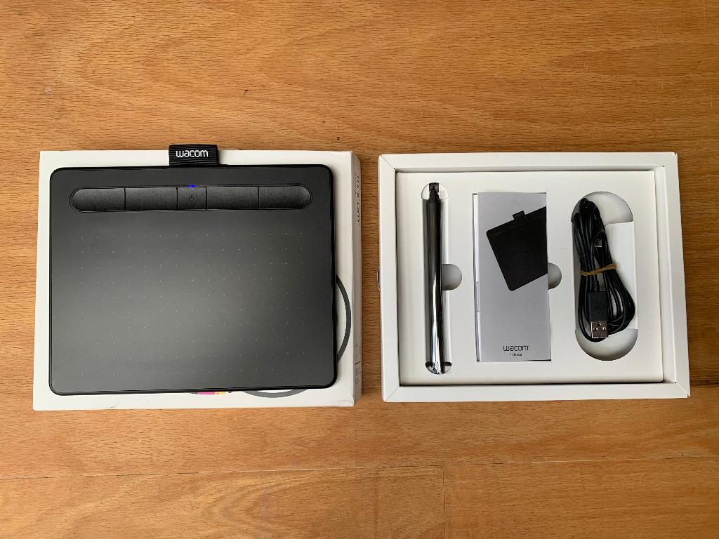 Wacom Intuos S small wireless Bluetooth tablet, Computers en Software, Tekentablets, Ophalen of Verzenden, Zo goed als nieuw, Draadloos