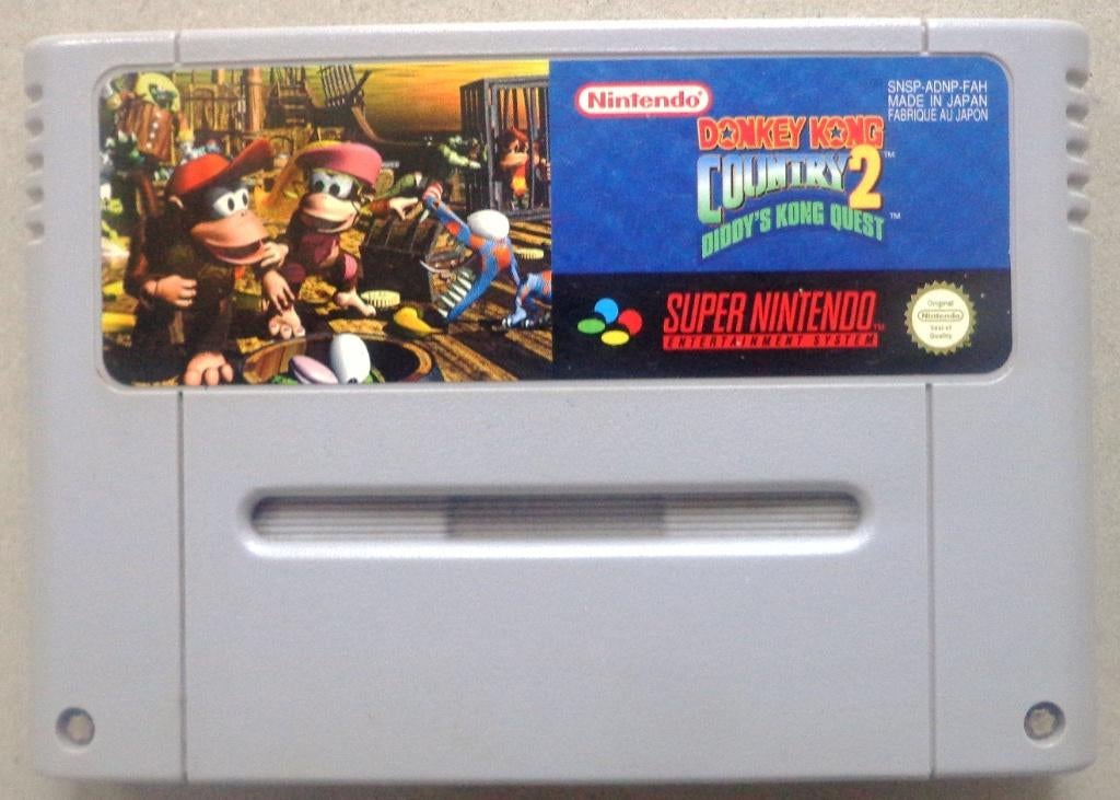 Donkey Kong Country 2 Diddys Kong Quest Super Nintendo, Avontuur en Actie, Gebruikt, 2 spelers, Ophalen of Verzenden