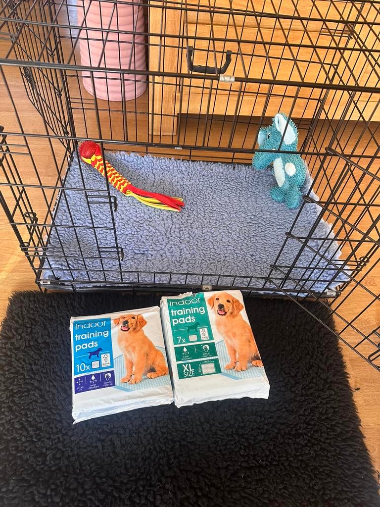 Honden bench zgan, Ophalen