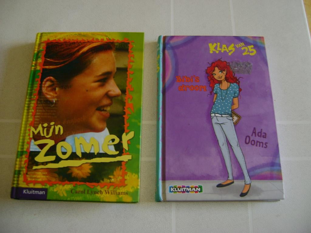 2 jeugdboeken 10+kluitman mijn zomer en klas 25 ada ooms, Ophalen of Verzenden, Zo goed als nieuw, Kluitman, Fictie
