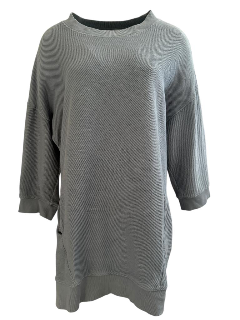 COS jurk S, Ophalen of Verzenden, Zo goed als nieuw, Grijs, Onder de knie