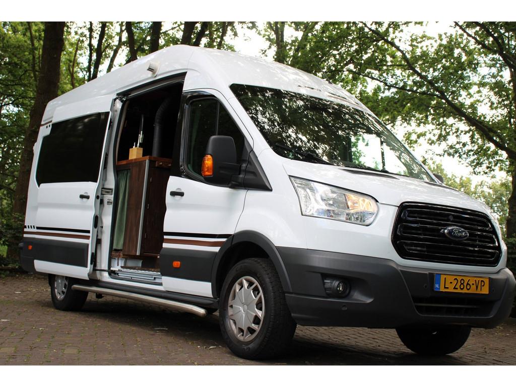 Ford Transit Camper, Auto's, Ford, 12 maanden, 2800 kg, Wit, Bedrijf