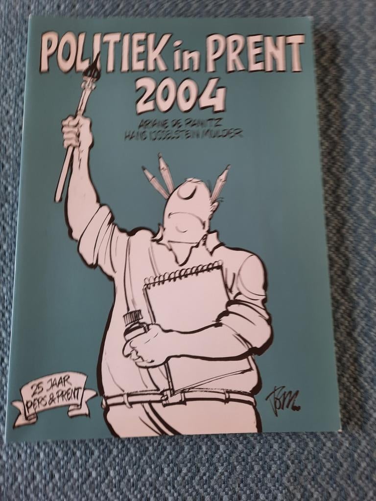 Politiek in Prent 2004, Eén stripboek, Ophalen of Verzenden, Zo goed als nieuw, Ariane de Ranitz, Hans IJsseistein Mulder