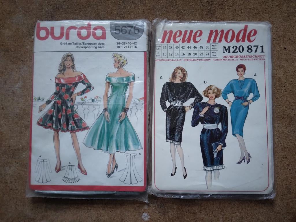 Burda, Neue Mode vintage patronen, Ophalen of Verzenden, Vrouw, Burda