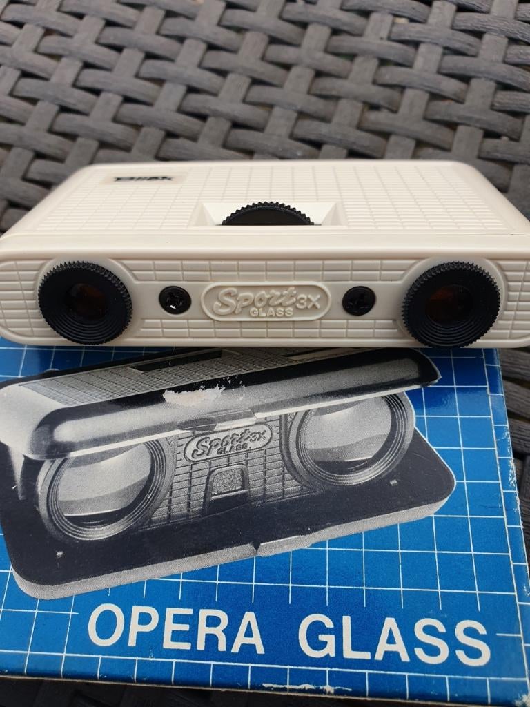 Vintage Opera Glas - Compacte Verrekijker zgan opvouwbaar, Audio, Tv en Foto, Optische apparatuur | Verrekijkers, Zo goed als nieuw