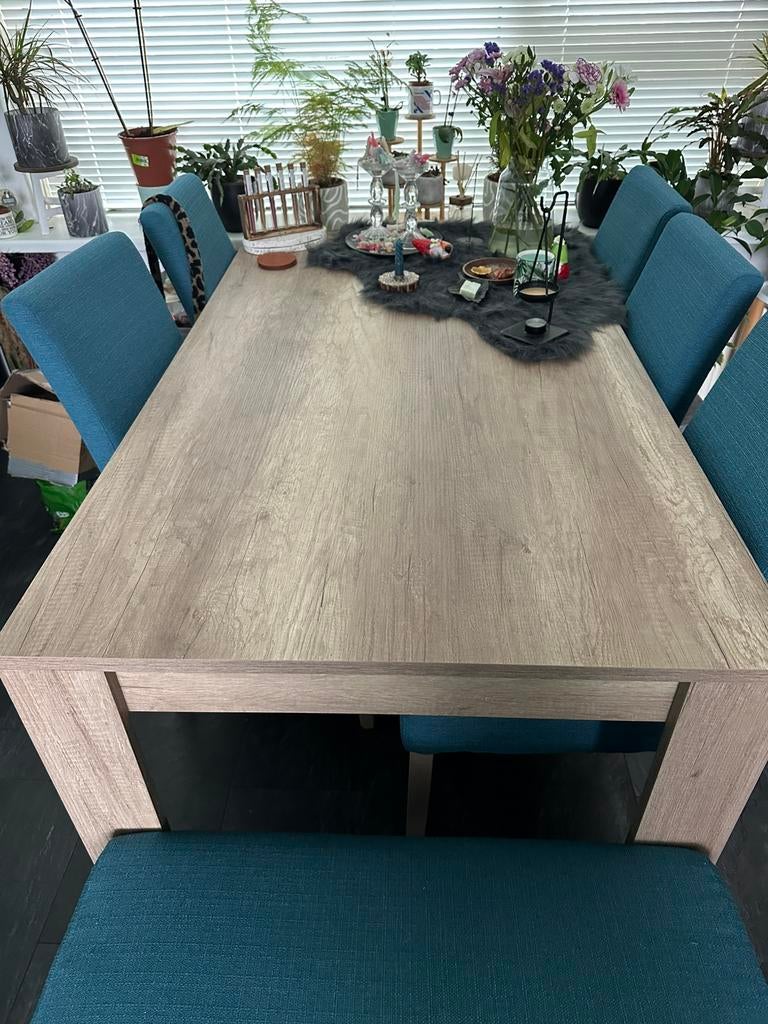 Eettafel, serie Lidia, leen bakker, Ophalen, 50 tot 100 cm, Zo goed als nieuw, 150 tot 200 cm