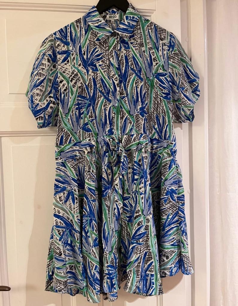 Kenzo veelkleurige jurk maat 40 / S, Kleding | Dames, Jurken, Maat 38/40 (M), Kenzo, Ophalen of Verzenden, Zo goed als nieuw