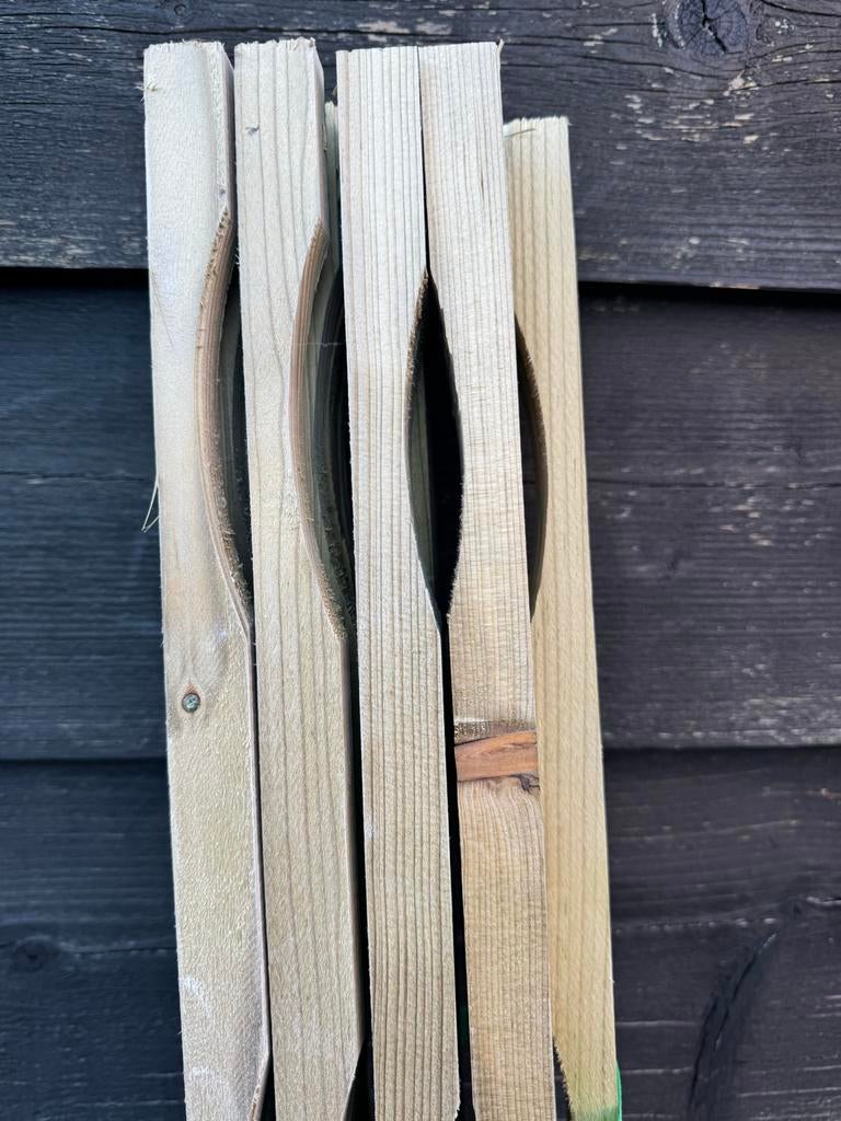 9 Ventilatie latten van vurenhout, 1,5m lang, Doe-het-zelf en Verbouw, Hout en Planken, Ophalen, Minder dan 25 mm, Nieuw, Plank