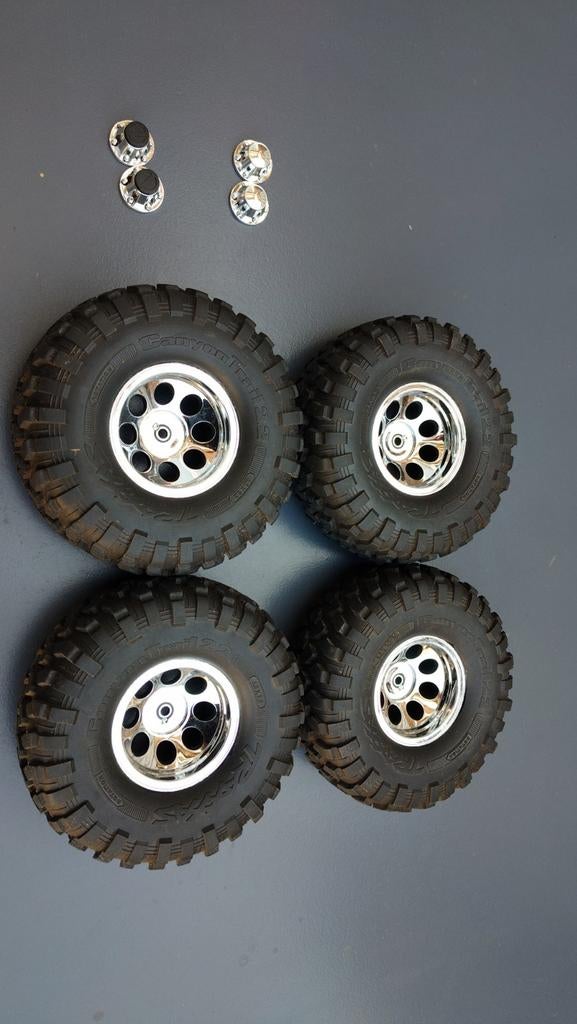 Traxxas TRX-4 Canyon Trail 2.2" wielen met 5.3x2.2" banden, Hobby en Vrije tijd, Modelbouw | Radiografisch | Auto's, Ophalen of Verzenden