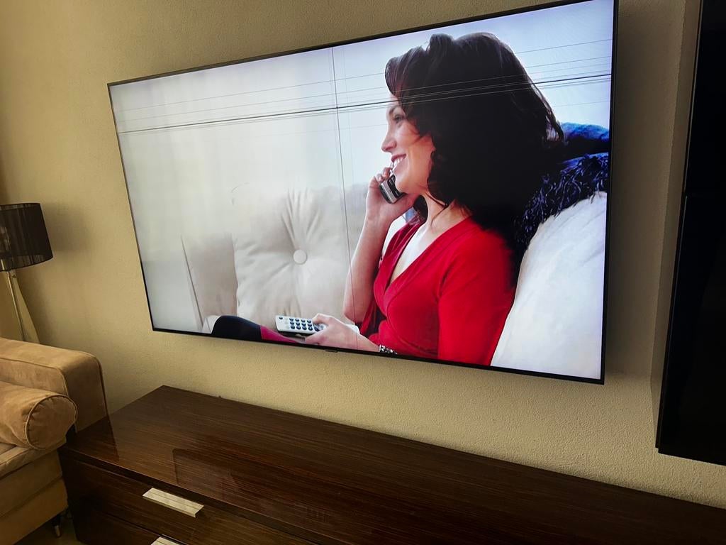 75 inch Qled met defect scherm, Audio, Tv en Foto, Televisies, Ophalen of Verzenden, Zo goed als nieuw, 100 cm of meer, Samsung