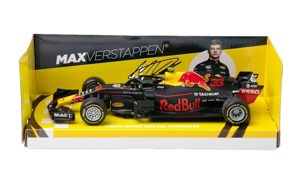Red Bull Racing RB14  Verstappen  Bburago Jumbo Edition, Hobby en Vrije tijd, Modelauto's | 1:24, Ophalen of Verzenden, Zo goed als nieuw