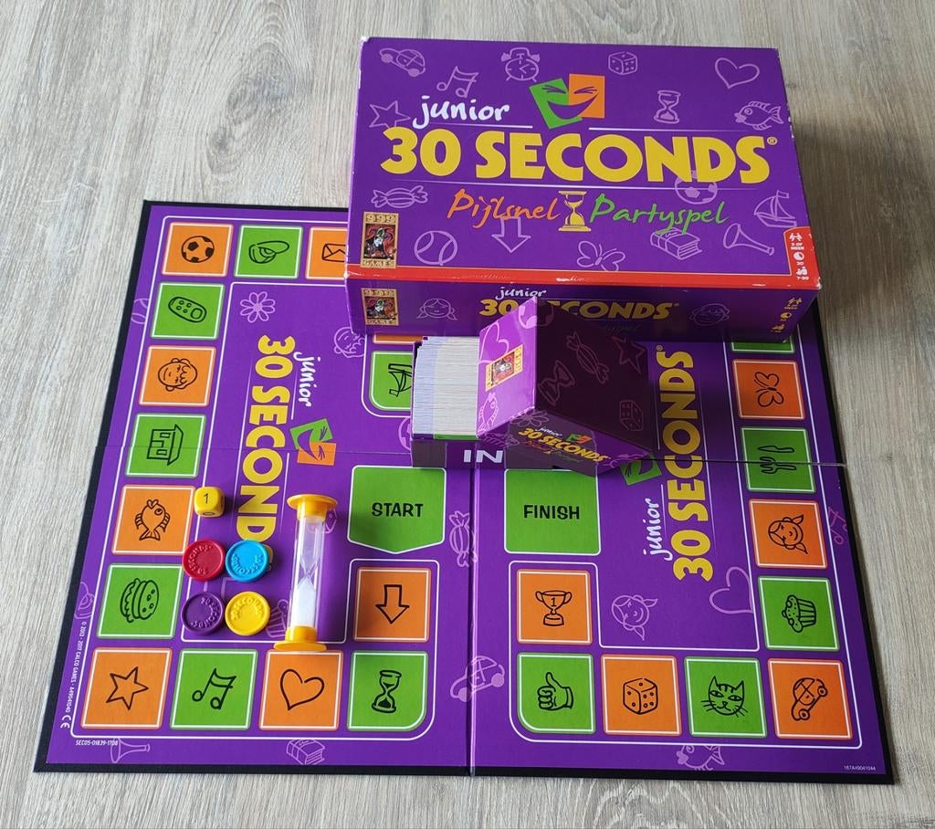 30 SECONDS editie JUNIOR PIJLSNEL PARTIJSPEL, Ophalen of Verzenden, Zo goed als nieuw