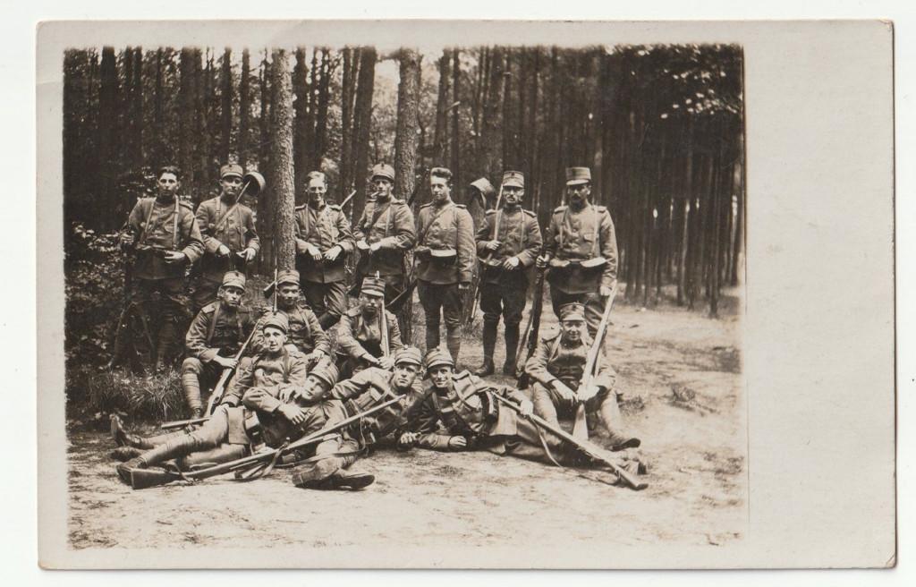 Fotokaart 3e divisie veldartillerie veldleger 1918 bij Breda, Verzenden, X, Foto of Poster, Nederland