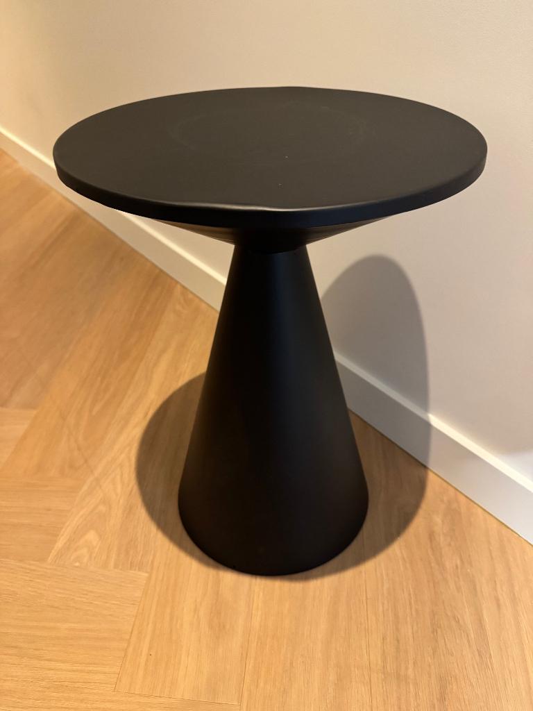 Bijzet tafel modern, 45 tot 60 cm, Minder dan 55 cm, Gebruikt, Metaal of Aluminium