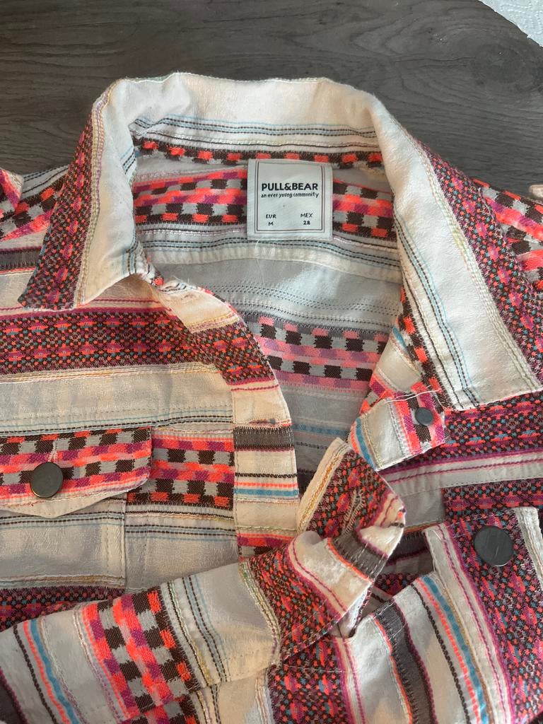 Pull&Bear Jasje met etnisch patroon, Ophalen of Verzenden, Gedragen, Maat 38/40 (M), Overige kleuren