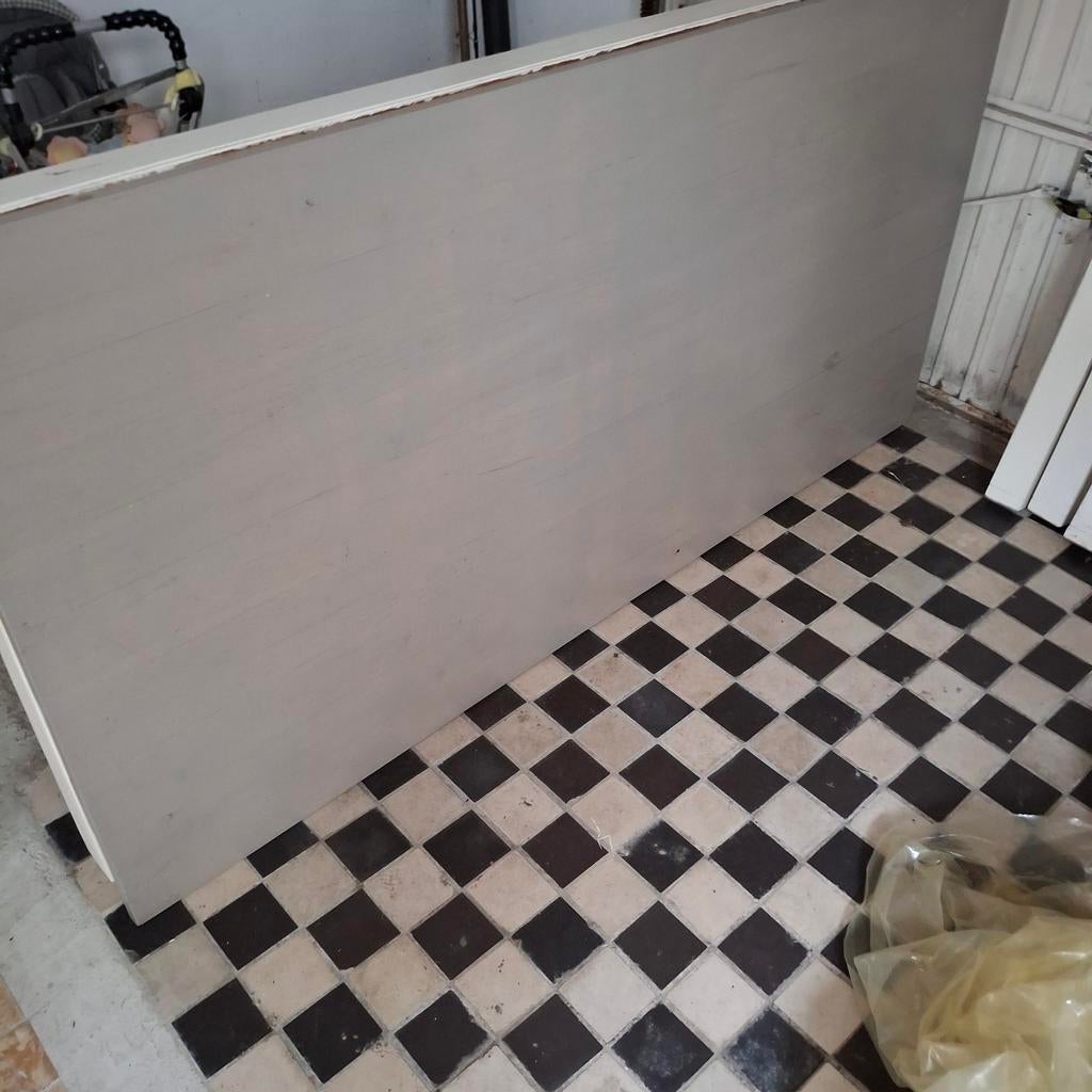 Teakhouten eetkamertafel, Ophalen, Gebruikt, 200 cm of meer, 50 tot 100 cm