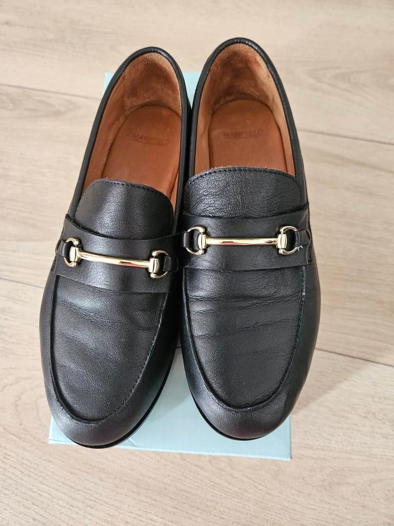 Manfield leren loafers maat 37, Verzenden