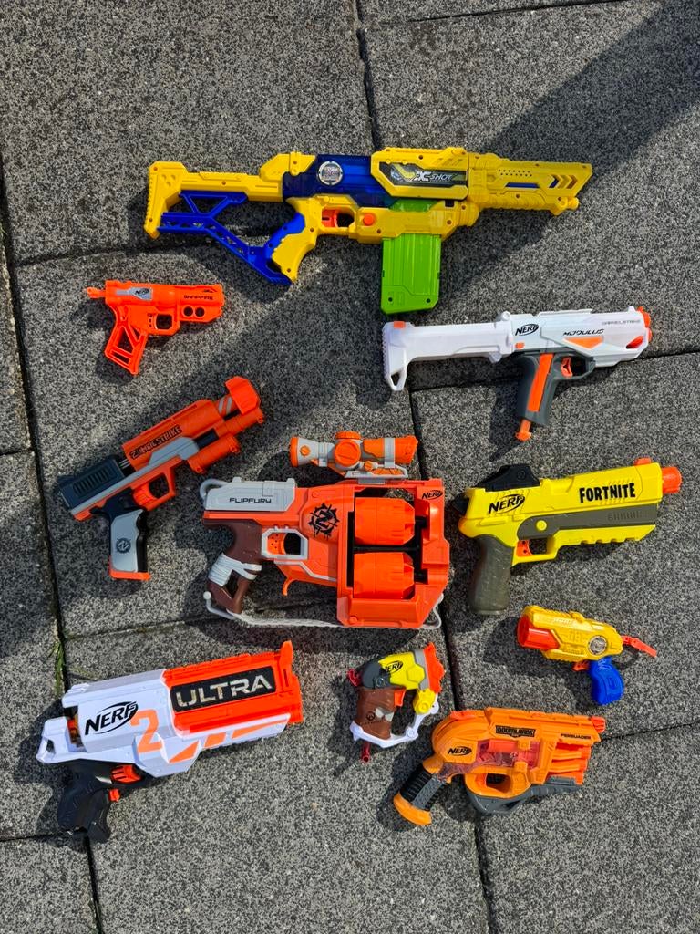 Nerf guns / pistolen 10 stuks of per stuk, Ophalen