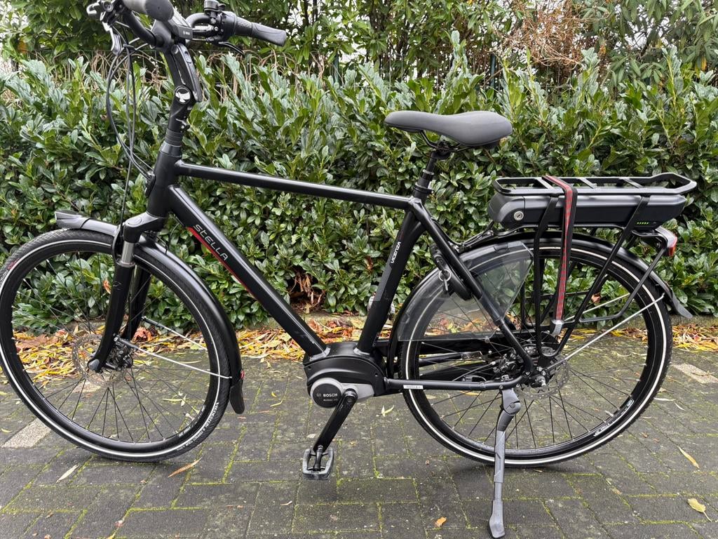 Elektrische fiets Stella Vincenza bosch middenmotor, Zo goed als nieuw, 50 km per accu of meer, 55 tot 59 cm, Ophalen