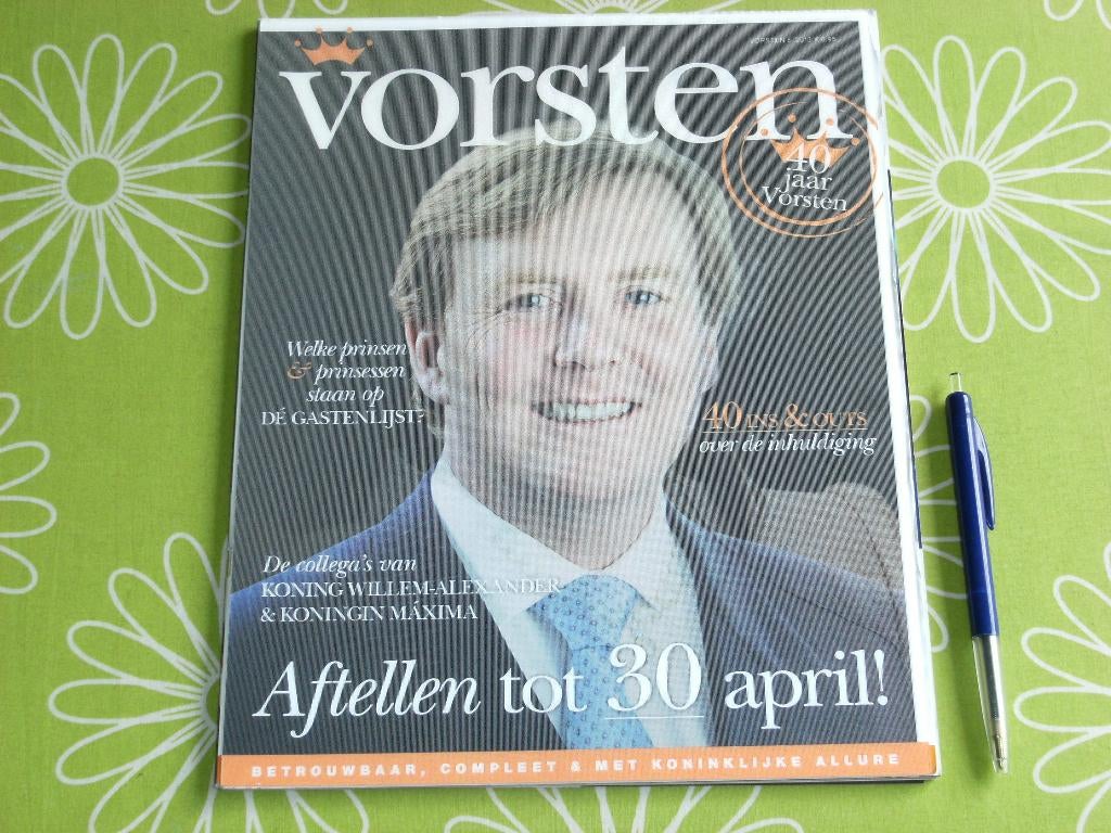 Vorsten tijdschrift met speciale cover van Beatrix Alexander, Verzamelen, Koninklijk Huis en Royalty, Ophalen of Verzenden, Gebruikt