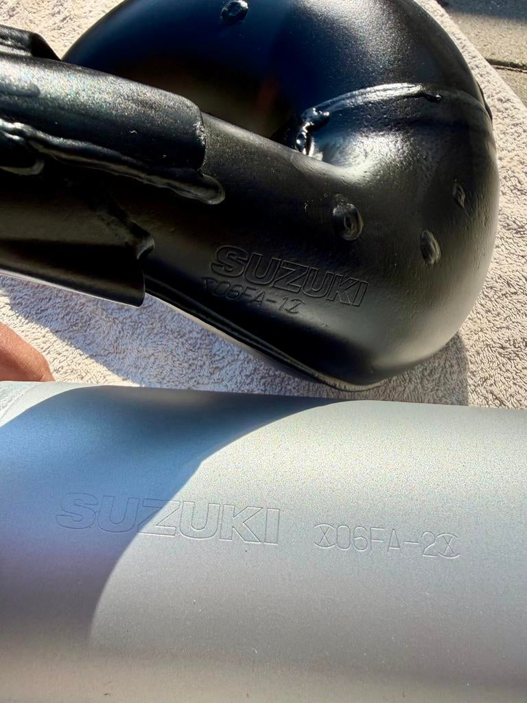 ZGAN Orginele suzuki streetmagic 110cc uitlaat, Fietsen en Brommers, Ophalen, Gebruikt, Uitlaat