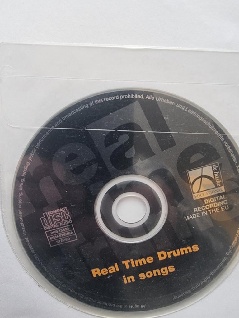 Real Time Drums in Songs - Level 1 met CD, Muziek en Instrumenten, Bladmuziek, Drums of Percussie, Les of Cursus, Ophalen of Verzenden