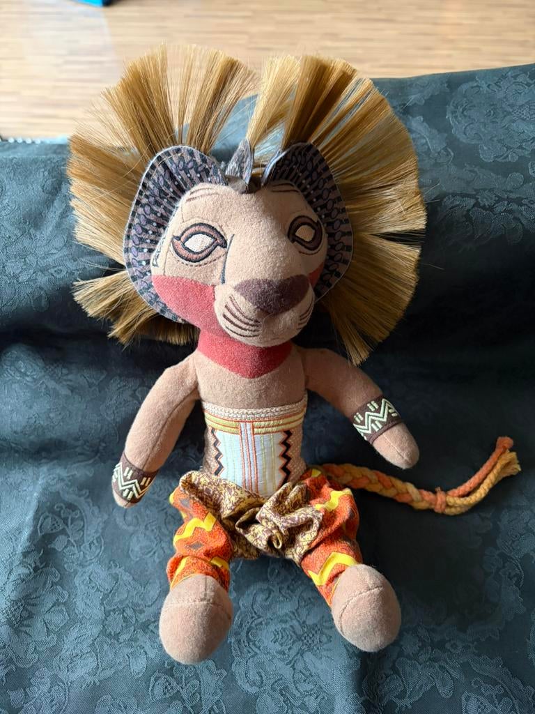 Knuffel Lion King / Simba, Kinderen en Baby's, Speelgoed | Knuffels en Pluche, Ophalen of Verzenden, Zo goed als nieuw, Overige typen