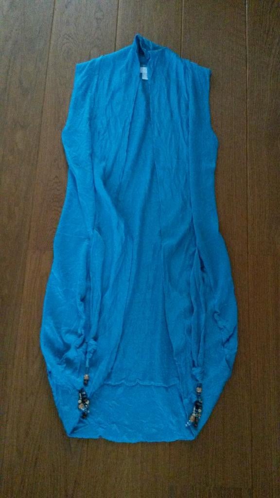 Linnen blauw vest, maat 34, Sao Paulo, Blauw, Nieuw, Ophalen of Verzenden, Sao Paulo