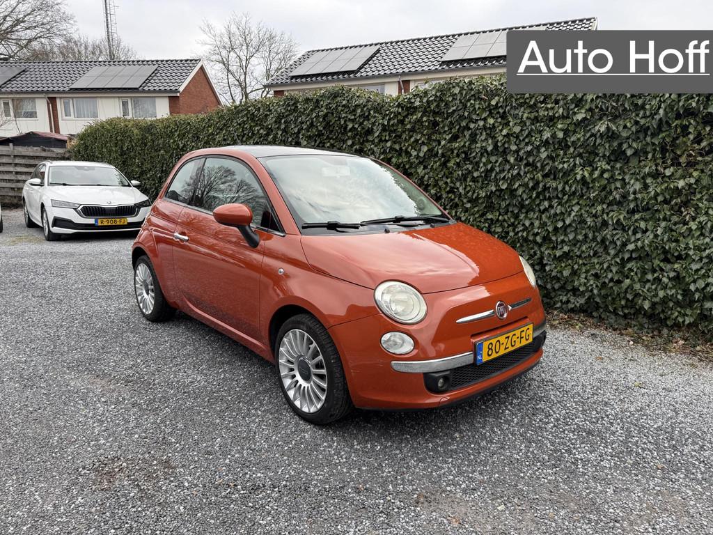 Fiat 500 1.2 Lounge | Panoramadak | Autom. Airco | Elekt. Ra, Auto's, Voorwielaandrijving, Euro 5, Stof, 4 cilinders