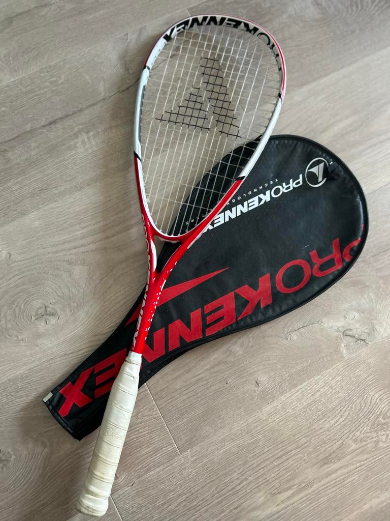 Squash racket ProKennex, Sport en Fitness, Squash, Ophalen of Verzenden, Gebruikt, Racket, Met hoes