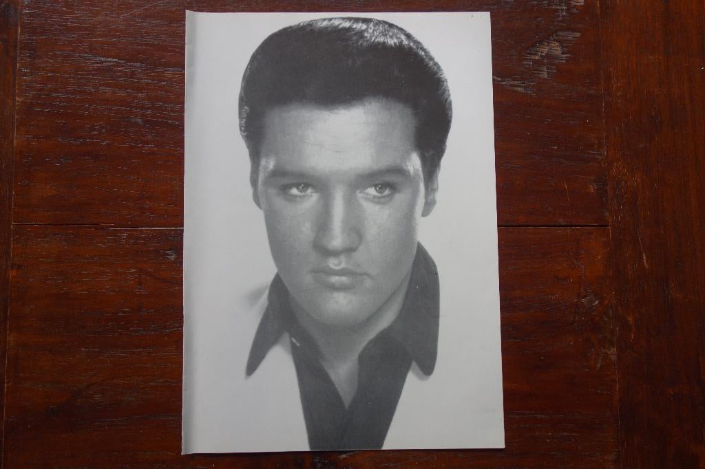 Elvis Presley Menukaart Nederasselt, Verzamelen, Ophalen of Verzenden, Zo goed als nieuw, Foto of Kaart