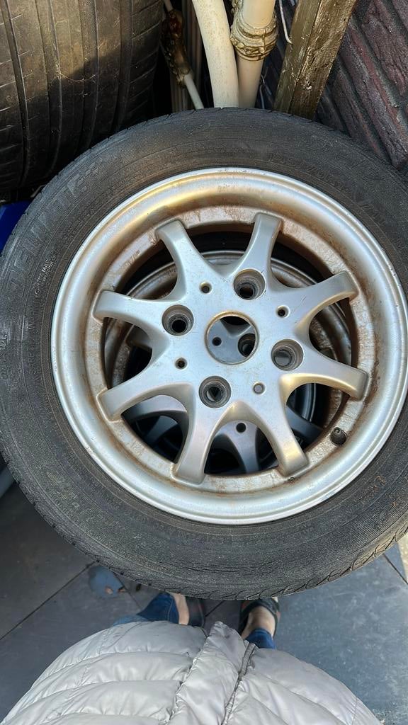 Jdm city velgen  origineel 13 inch aluminium brommobiel, Ophalen of Verzenden, Gebruikt, Duwrolstoel