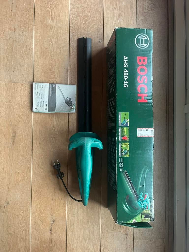 Bosch AHS 480-16 Heggenschaar - Zo goed als nieuw, Tuin en Terras, Ophalen, Zo goed als nieuw, Elektrisch