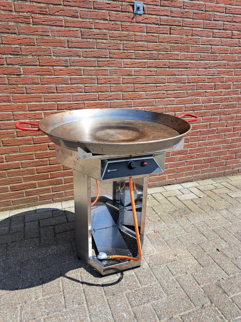 Hendi Fiesta 800 gasbarbecue met bakplaat - 80cm, Ophalen, Gebruikt, Hendi