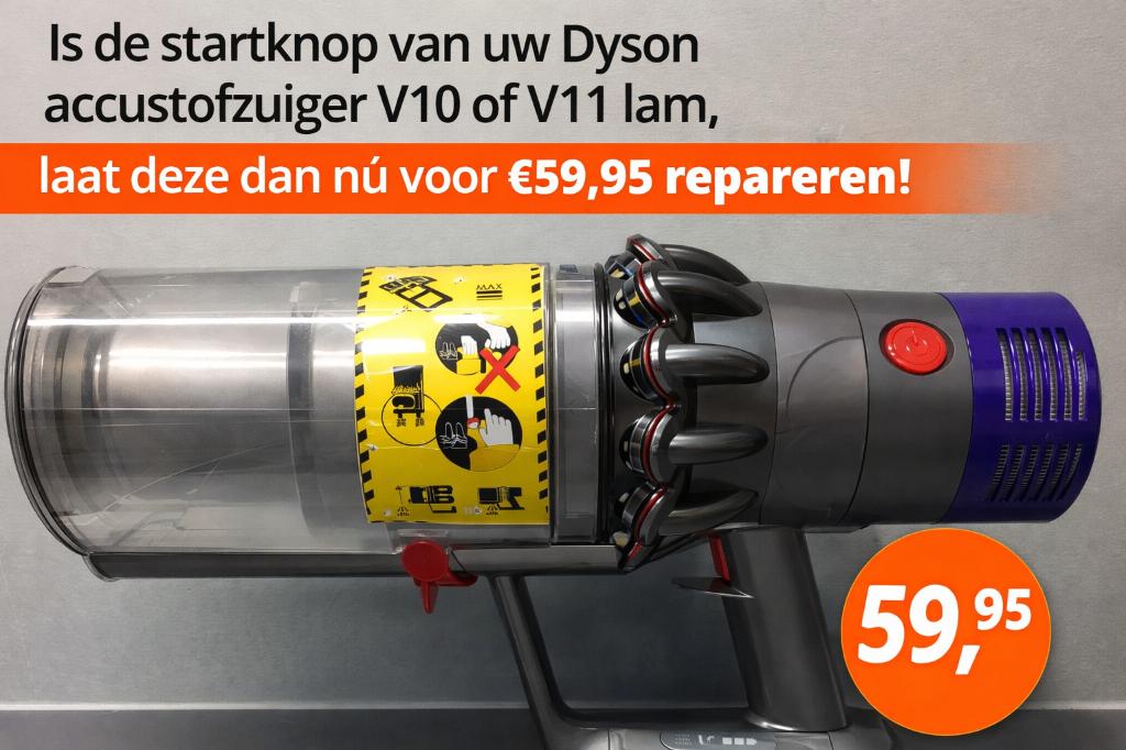 Startknop vervangen van Dyson V10 en V11, Witgoed en Apparatuur, Ophalen, Dyson, -, -