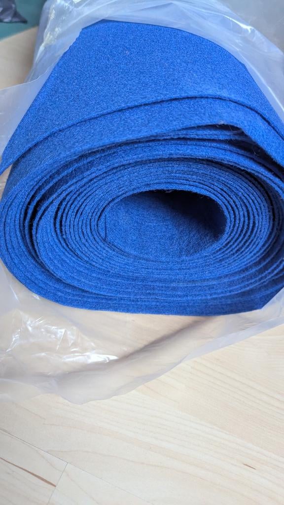 Koningsblauwe Loper - Eenmalig Gebruikt Huwelijk, Ophalen, 100 tot 150 cm, Blauw, 200 cm of meer