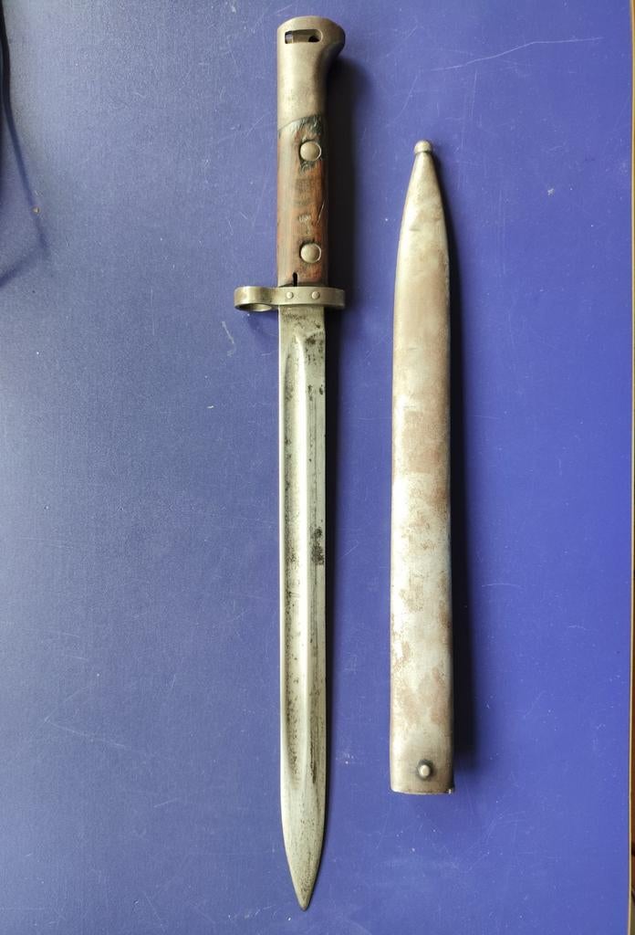 Mauser bajonet uit Tsjecho Slowakije, Verzamelen, Ophalen of Verzenden, Landmacht, Overige gebieden, Mes of Dolk