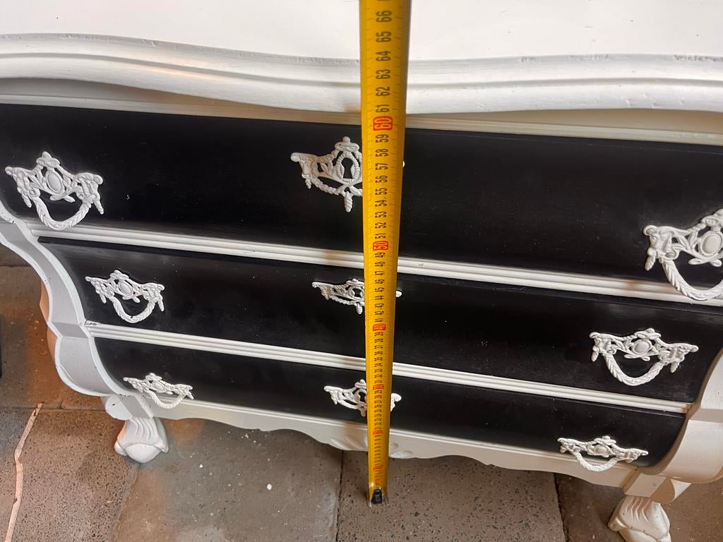 Buikkastje zwart met wit, Antiek en Kunst, Ophalen