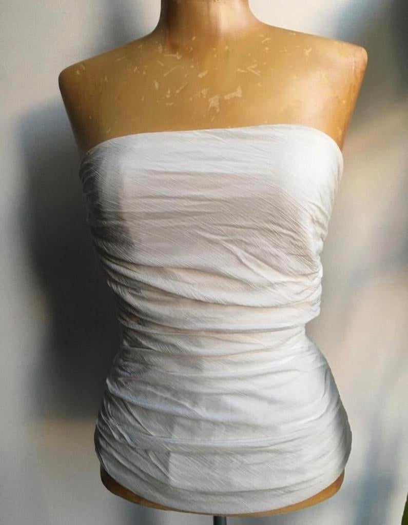 Prachtig Uniek Erreuno Milano Crème Korset Topje met Voering, Kleding | Dames, Tops, Nieuw, Maat 34 (XS) of kleiner, Beige, Zonder mouw