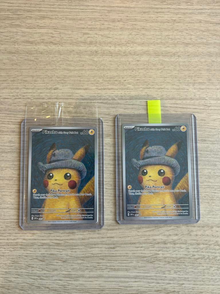 Pikachu van Gogh - grey felt hat, Ophalen, Nieuw, Losse kaart