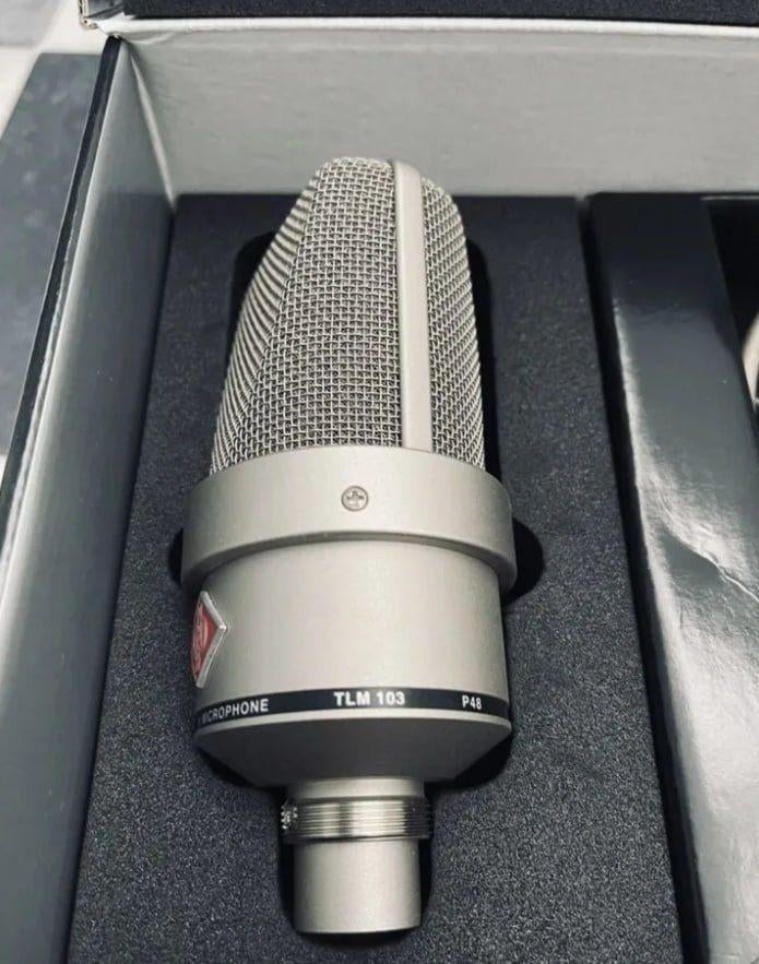 Neumann TLM 103 Studio Set, Muziek en Instrumenten, Microfoons, Ophalen of Verzenden, Zo goed als nieuw, Studiomicrofoon