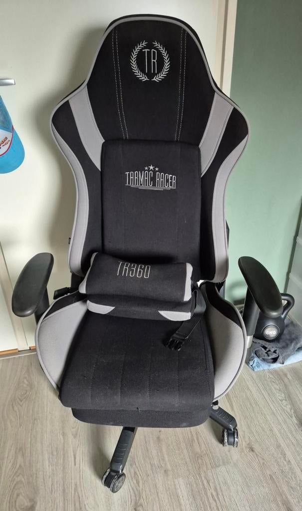 Tarmac Racer gaming bureaustoel, Huis en Inrichting, Bureaustoelen, Zwart, Gaming bureaustoel, Ophalen of Verzenden