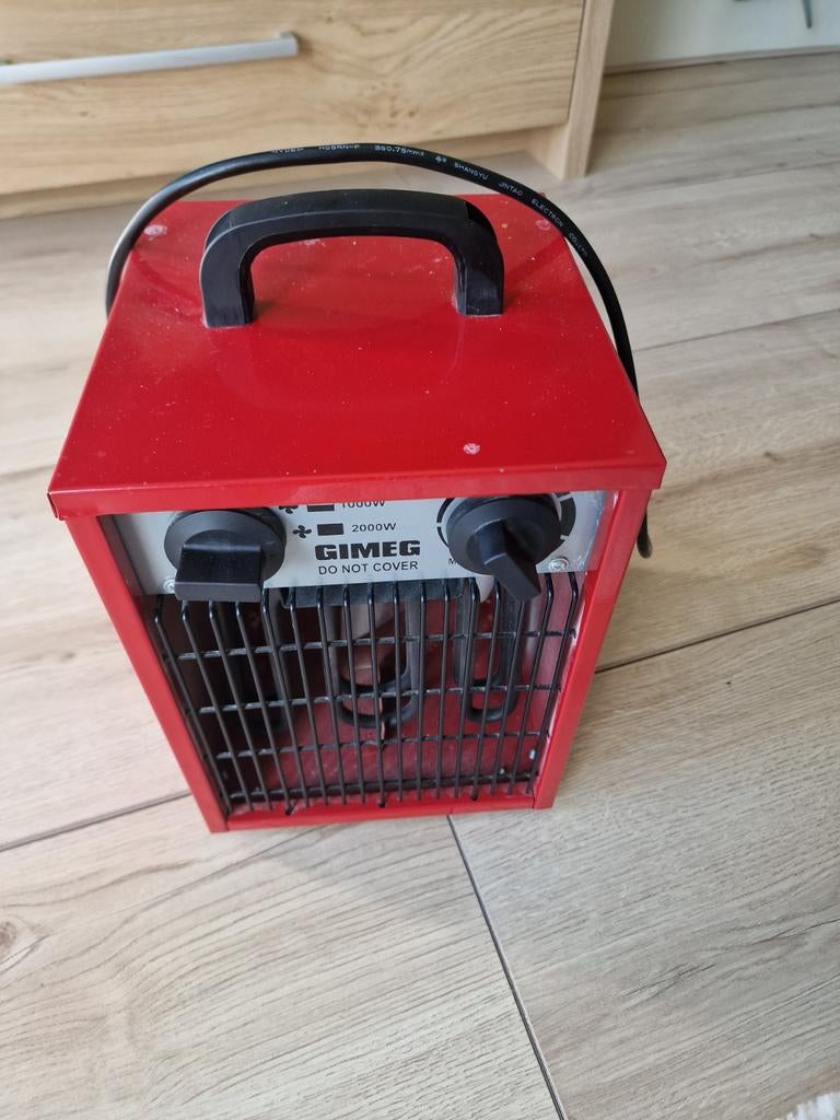 Gimeg elektrische kachel 1000W/2000W, Huis en Inrichting, Kachels, Ophalen of Verzenden