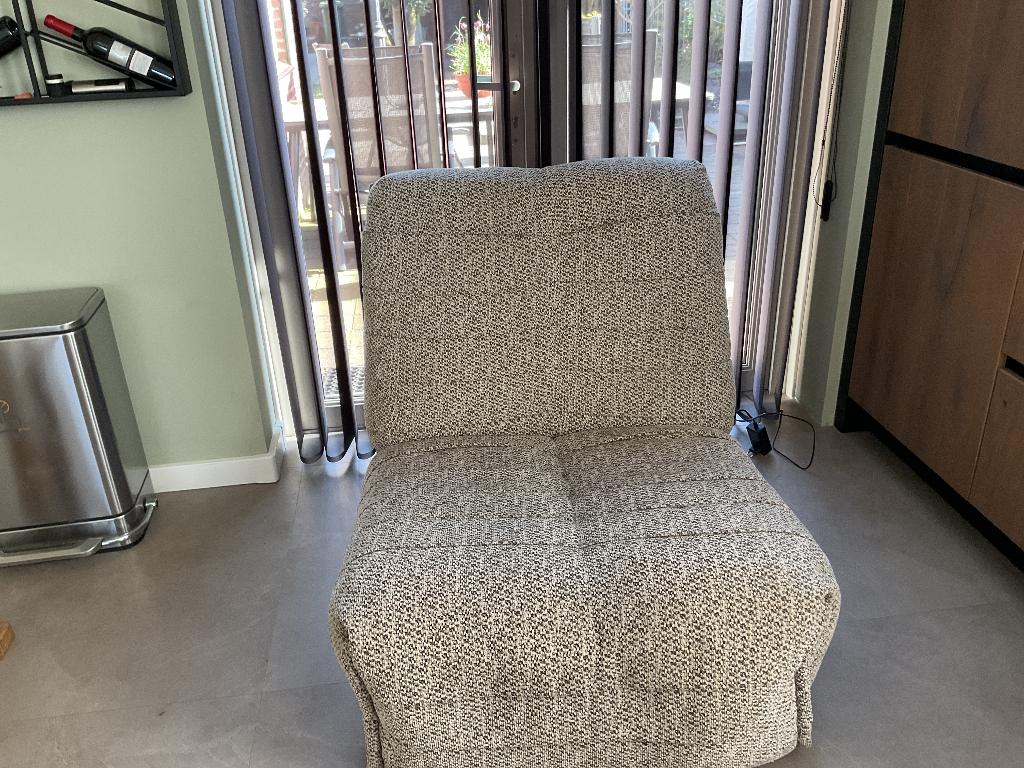 Relax fauteuil, Huis en Inrichting, Fauteuils, Ophalen, Gebruikt, 100 tot 125 cm, 75 tot 100 cm