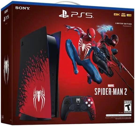 PlayStation 5 Limited Edition Spider-Man 2 Bundel, Spelcomputers en Games, Spelcomputers | Sony PlayStation 5, Nieuw, Playstation 5