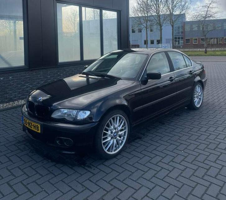 BMW e46 3-Serie 330xi | Elekstrische stoelen | NAP km stand, Auto's, Automaat, 730 kg, 1800 kg, Zwart