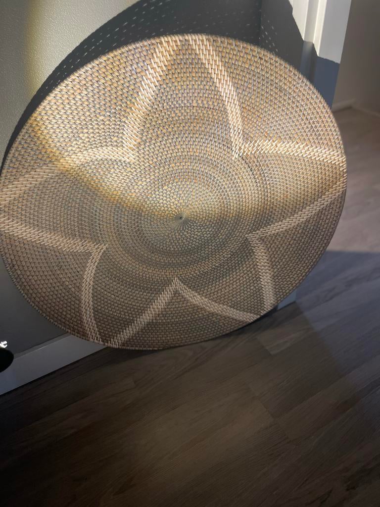 Decoratieve schaal van Bali, diameter 70 cm, Huis en Inrichting, Woonaccessoires | Schalen en Manden, Ophalen, Gebruikt, Schaal